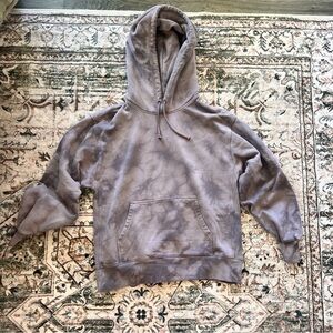 TNA Tie-Dye Hoodie in Gray